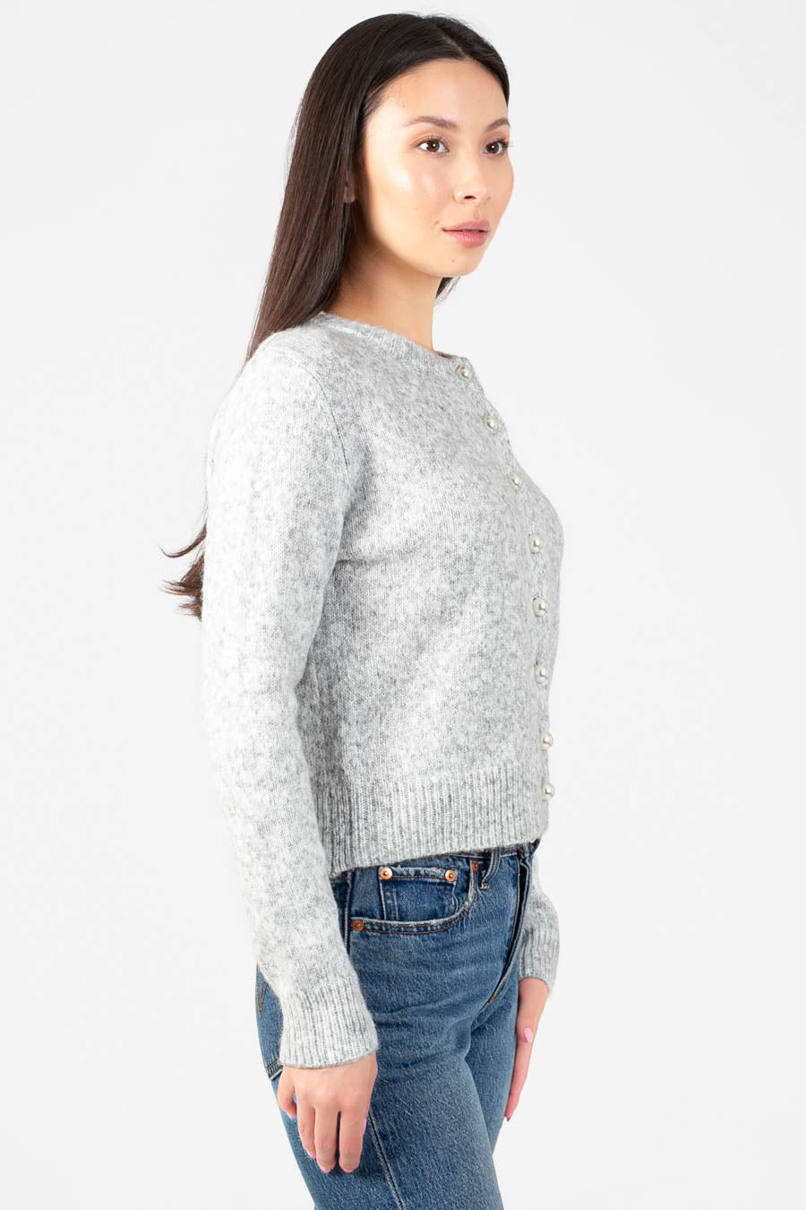 Lyla + Luxe® Aisha Pearl Cardigan