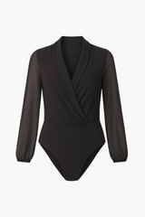 Isla Long Sleeve Chiffon Bodysuit