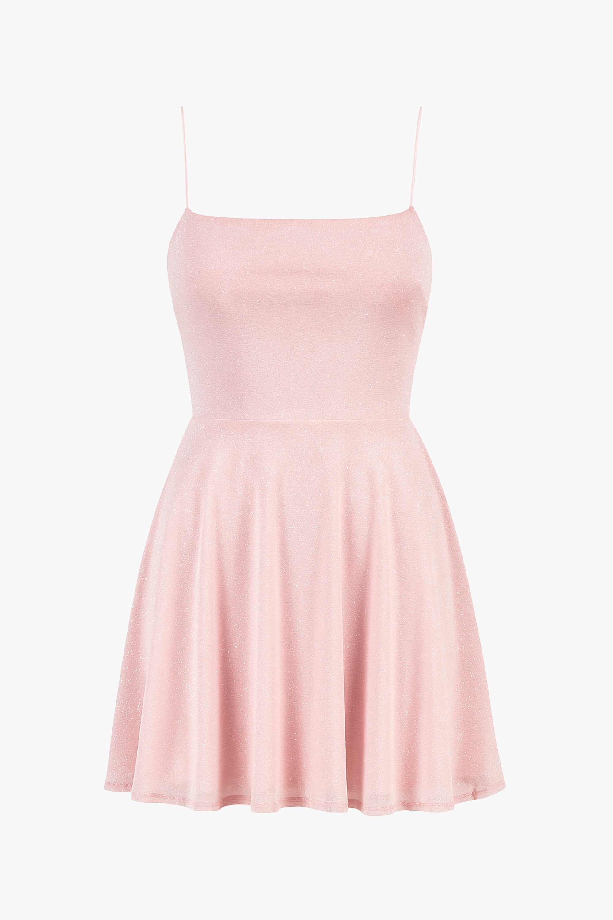 Alice Shimmer Strap-Back Mini Dress