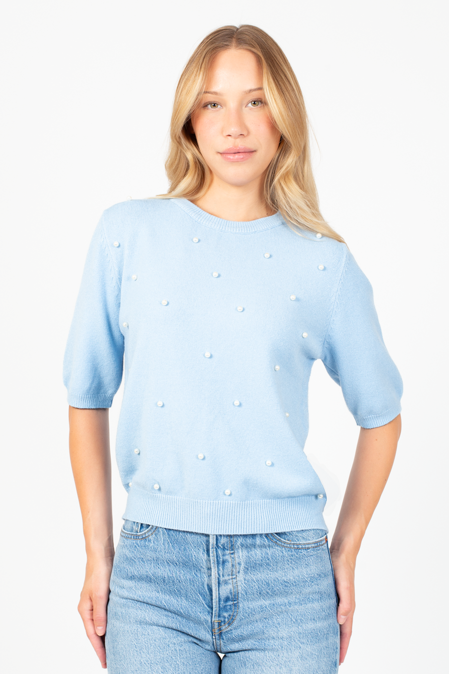 Beatrix Pearl Detail Sweater