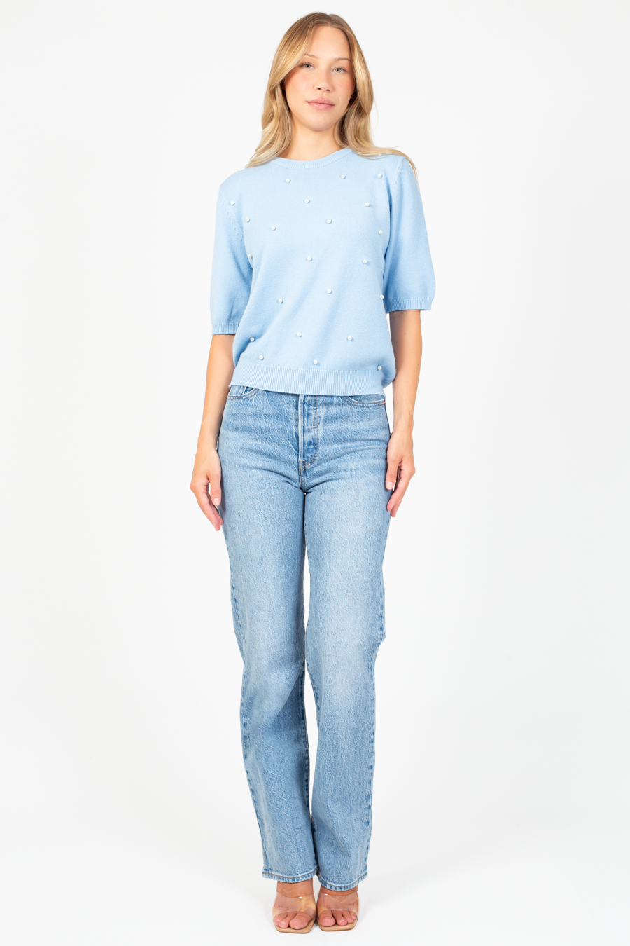 Beatrix Pearl Detail Sweater