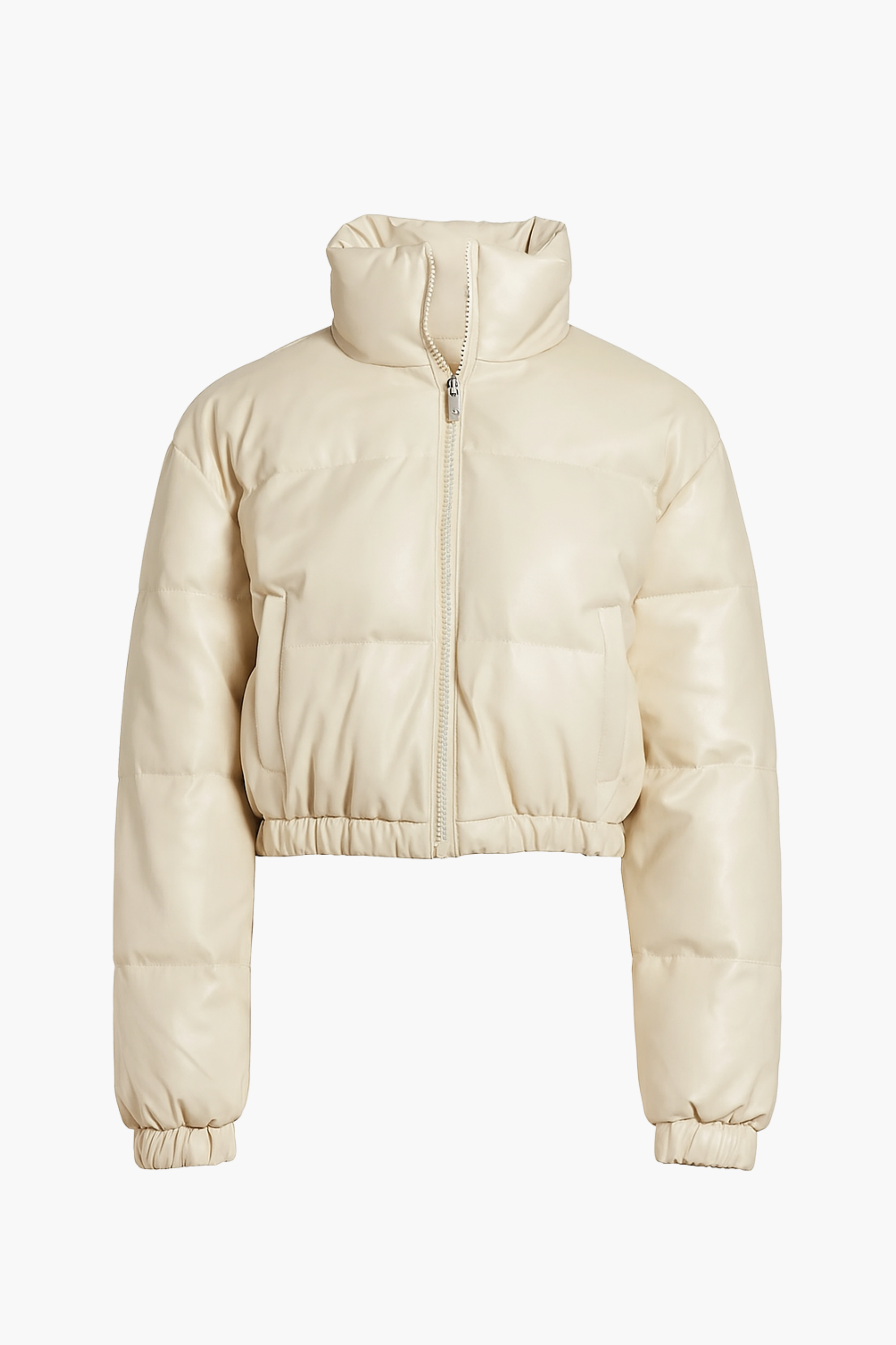 Rebel Faux Leather Bomber Jacket